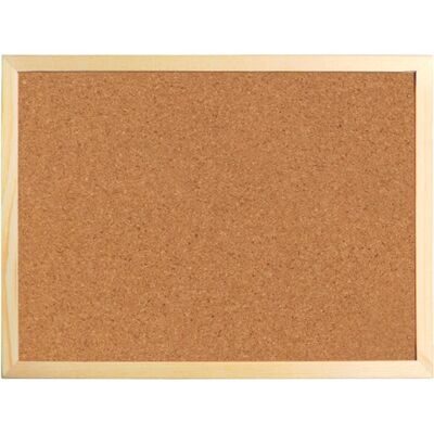 Доска пробковая, 60х90 см, деревянная рамка AXENT