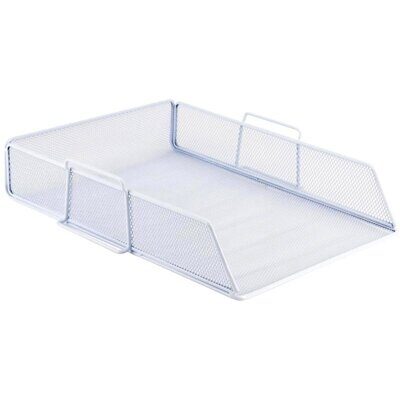 Лоток горизонтальний AXENT 2123 1 відділення сітка метал білий