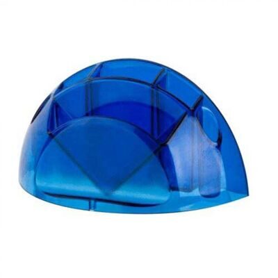 Подставка настольная ICO B1 / 09-7 / синяя, 6 отделений