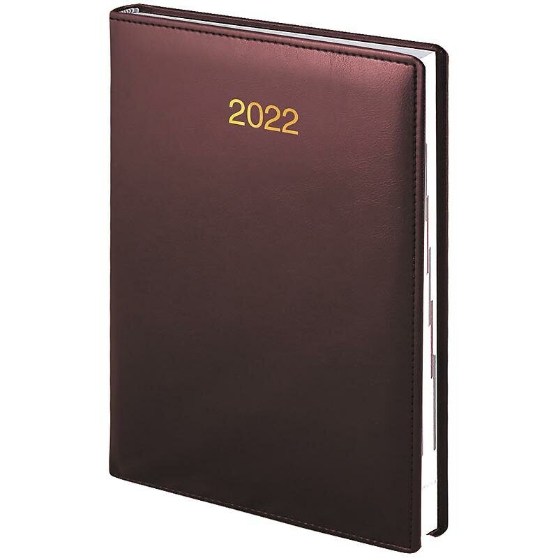 Ежедневник BRUNNEN А5 SOFT датированный бордовый