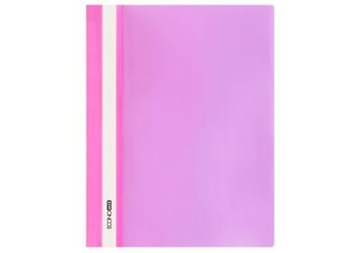 Швидкозшивач ECONOMIX А4 пластиковий рожевий