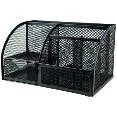 Підставка-органайзер AXENT 2125 сітка метал 220*140*130мм чорна