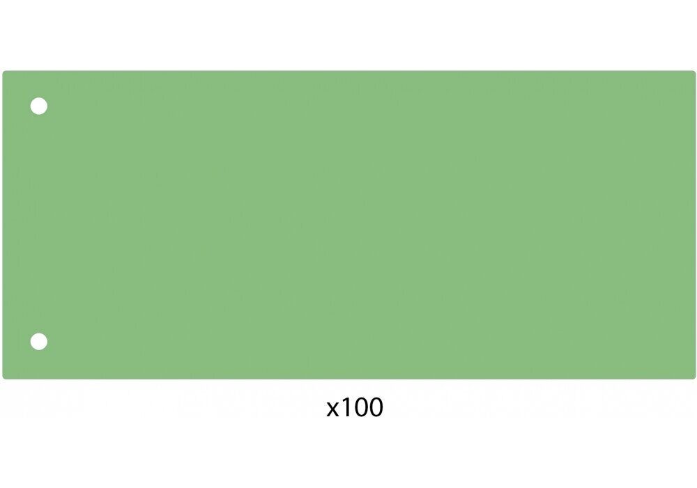 Розділювач аркушів ECONOMIX 240*105мм пластик зелений 100 шт/уп.(10)