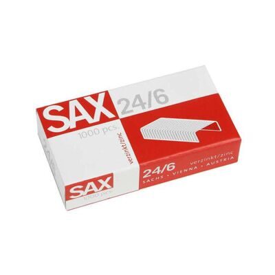 Скобы SAX №24/6 1000шт (7330004000)