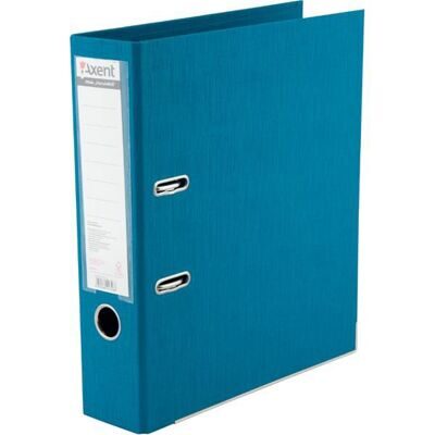 Регистратор А4 AXENT 75мм LUX 1722 Prestige+ бирюза собранный