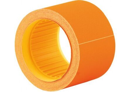 Ценник прямоугольный 40х50мм оранжевый 100шт/рулон ECONOMIX