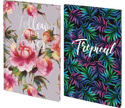 Записная книжка AXENT 8435, В6, твердая обложка., УФ-лак, 80л, #