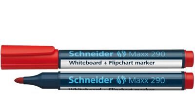Маркер для досок и флипчартов SCHNEIDER MAXX 290 2,5мм, красный
