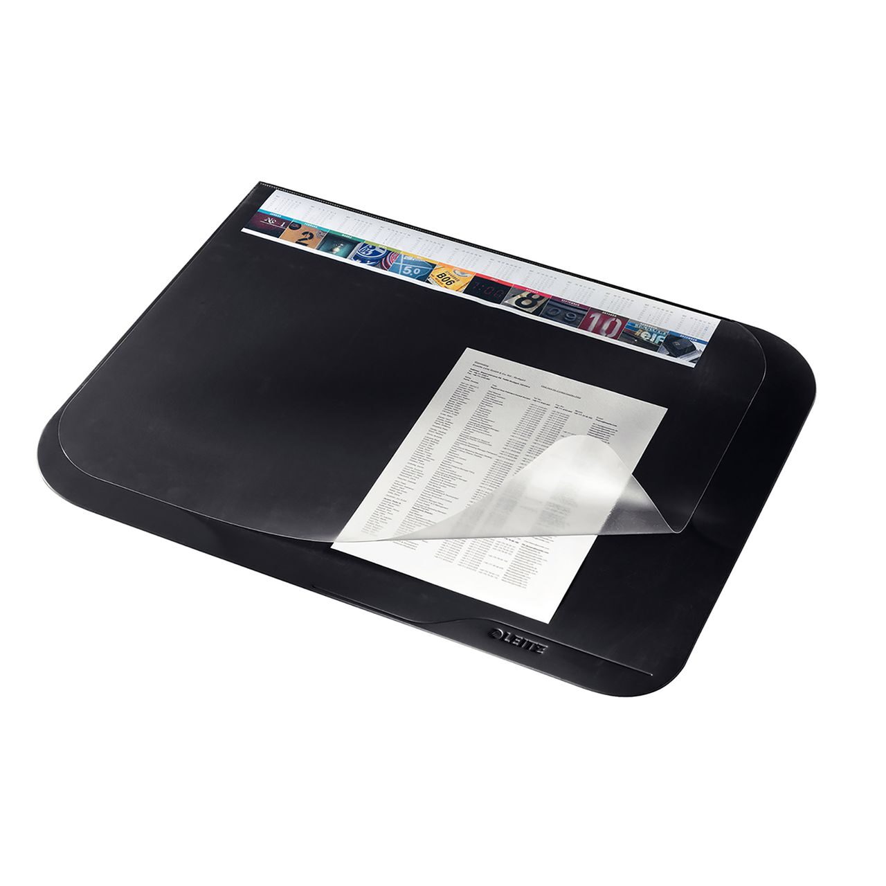 Настольное покрытие Leitz черное + прозрачная пленка 500x650 мм