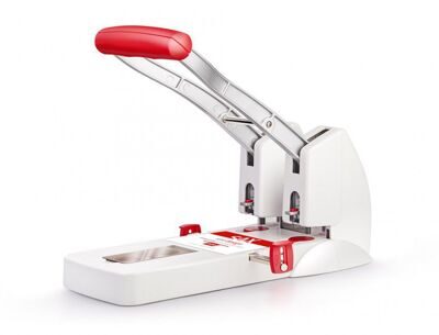 Дырокол металлический SAX 908 150 листов красный (7310013000)