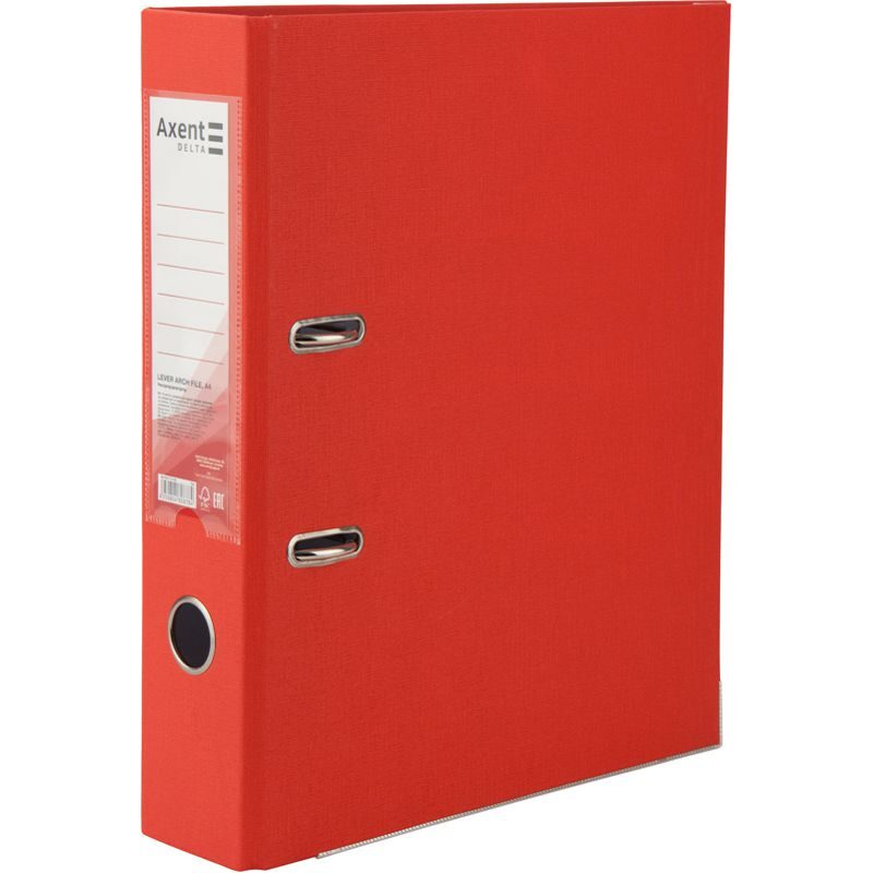 Регистратор А4 Delta 75мм ECO красный  собранный