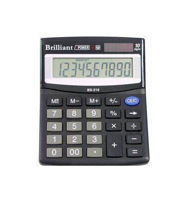 Калькулятор BRILLIANT BS-210  10 dgt 124х100мм