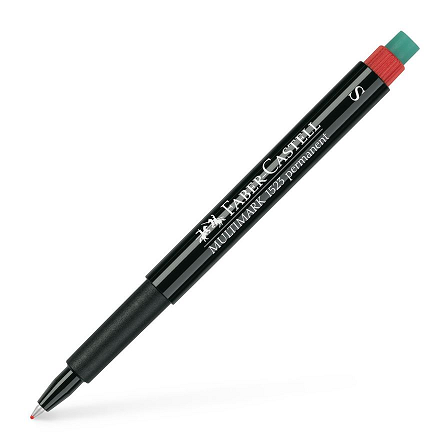 Маркер Faber-Castell ОНР перманентный "S" 0.4мм красный