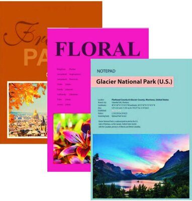 Тетрадь "PL" А5 36л на скобе, картонная  обкложка ассорти, #