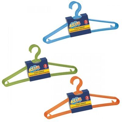 Вешалка Azur для одежды пластмассовая 3шт/уп