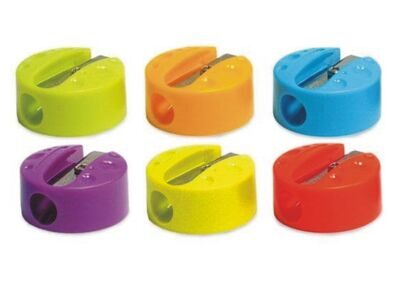 Точилка Olli-0906 пластиковая круглая 1отверстие