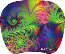 Коврик для мыши DEFENDER TURBO PVC, 210х175х1.2мм ассорти