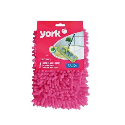 Запаска York к швабре SALSA микрофибра плоская 43х14,5см