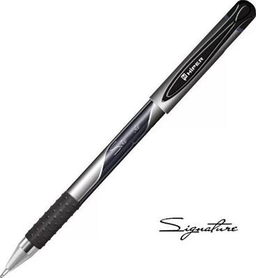Ручка шариковая Hiper SIGNATURE масляная чёрная