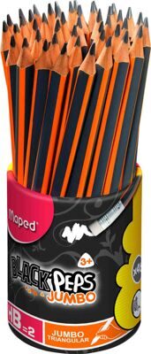 Олівець графітний Maped Black 'Peps Classic JUMBO TRIANGULAR HB