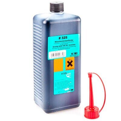 Штемпельная краска на спиртовой основе Noris-Color 325 1 л белая для текстильной продукции