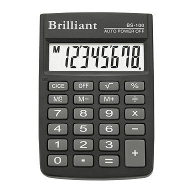 Калькулятор BRILLIANT BS-100 8dgt 88х58мм