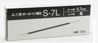 Стержень шариковый  RUBBER SD102, черный  UNI