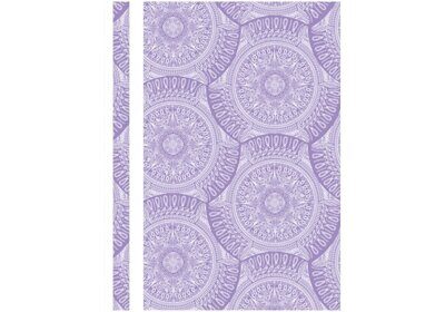 Швидкозшивач OPTIMA А4 з орнаментом"Калейдоскоп" фіолет