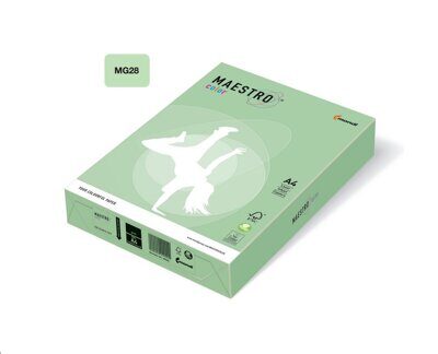Бумага цветная Mondi Color MEDIUM Green А4 160 г/м2 250л. (MG28) зелёная пастель