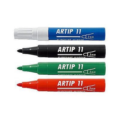 Маркер ICO ARTIP 11 Flipchart 2,5мм, овал черный