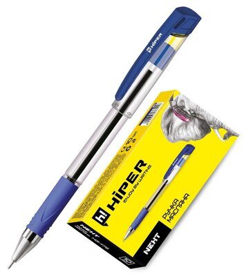 Ручка шариковая Hiper NEXT 175 масляная синяя
