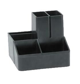 Подставка настольная прямоугольная  черная  СТРП-04 КиП