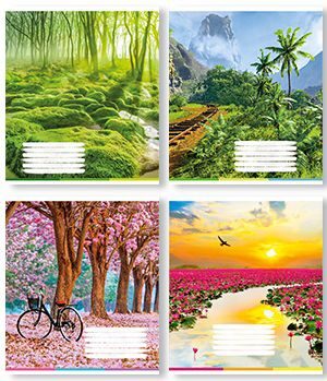 Тетрадь "Полиграфист" В5 18л. = картонная обложка