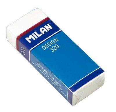 Ластик MILAN DESING 320 прямоугольный белый