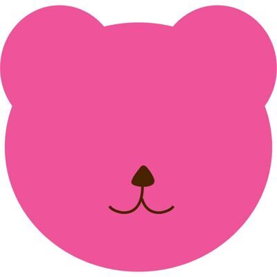 Паперовий клейкий блок AXENT2444 "BEAR" 70х70мм, 50 арк. мікс