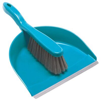 Щетка+совок York с резинкой CORAL пластиковый