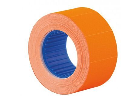 Ценник прямоугольный 26х16мм оранжевый 500шт/рулон ECONOMIX