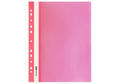 Швидкозшивач ECONOMIX А4 з перфорацією пластиковий червоний