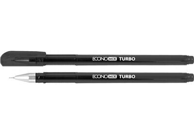Ручка гелевая Economix TURBO черная