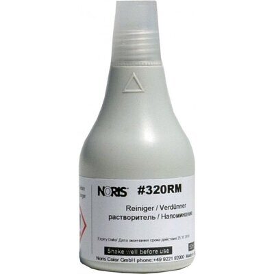 Растворитель - очиститель NORIS для  штемпельной краски 320 серии,  50мл