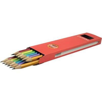 Олівець графітний KOH-I-NOOR 1372 ORIENTAL НВ з гумкою