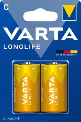 Батарiйка VARTA LONGLIFE C 1 шт (2/20)