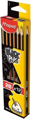 Олівець графітний Maped Black Peps Classic 2В
