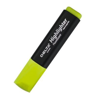 Маркер Delta текстовый D2501 Highlighter желтый