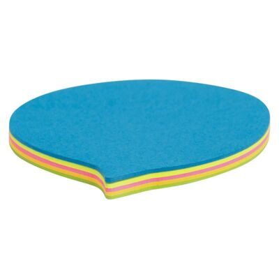 Паперовий клейкий блок AXENT2443 "Фраза" 70х70мм, 50 арк, мікс