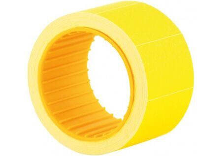 Ценник прямоугольный 30х20мм желтый 200шт/рулон ECONOMIX