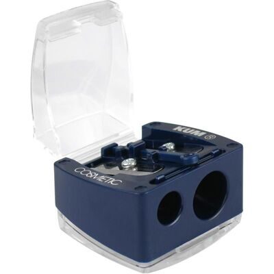 Точилка косметическая с контейнером 6023 двойная