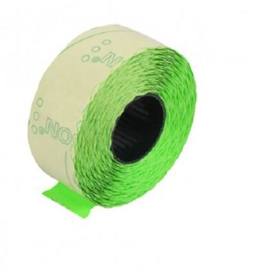 Ценник фигурный 22х12мм зеленый 1000шт/рулон ECONOMIX