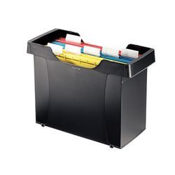 Подставка -картотека для подвесных папок Leitz Plus, черная