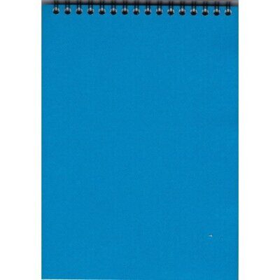Блокнот 'PL' А5 48арк. "COLOR-2" пружина зверху, картон. обкл., син. # (10/200)